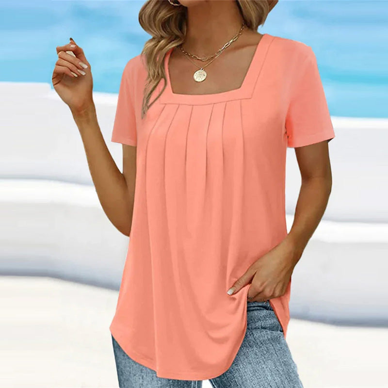 Mindy™ - Blusa Elegante Pieghettata