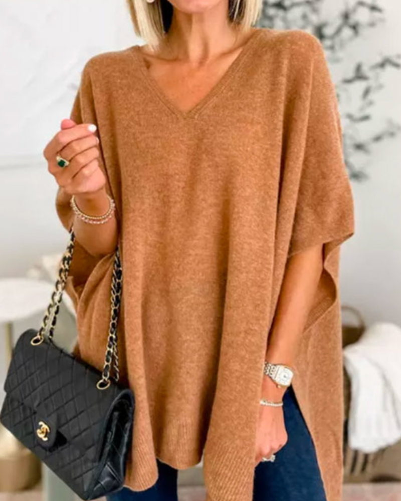 Cloe | Poncho Pull Oversize