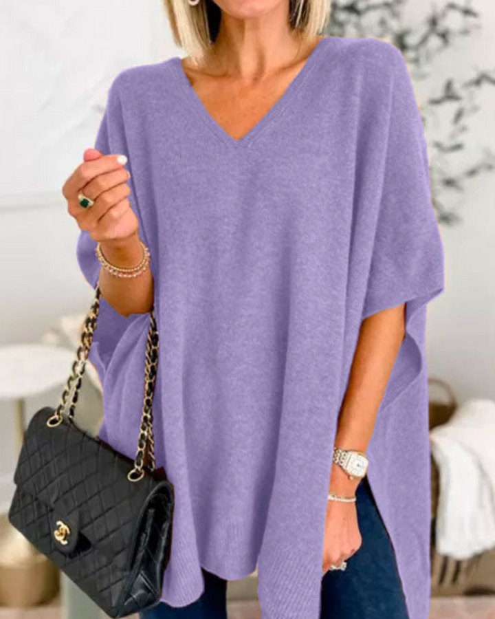 Cloe | Poncho Pull Oversize