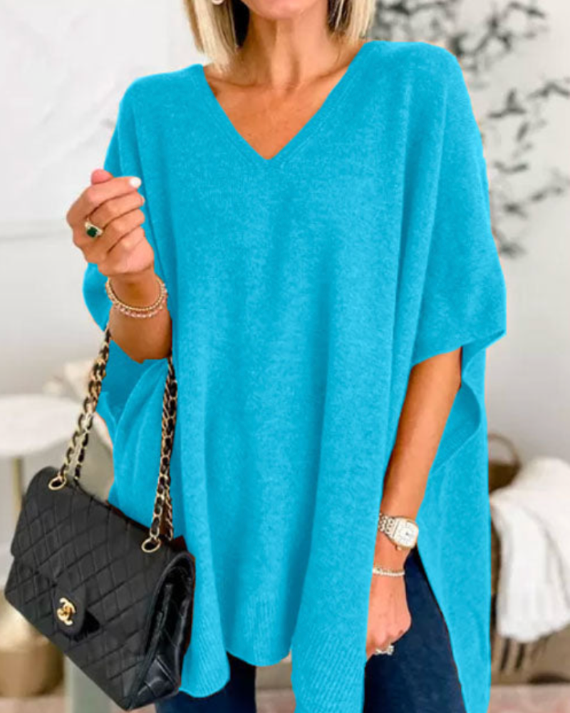 Cloe | Poncho Pull Oversize