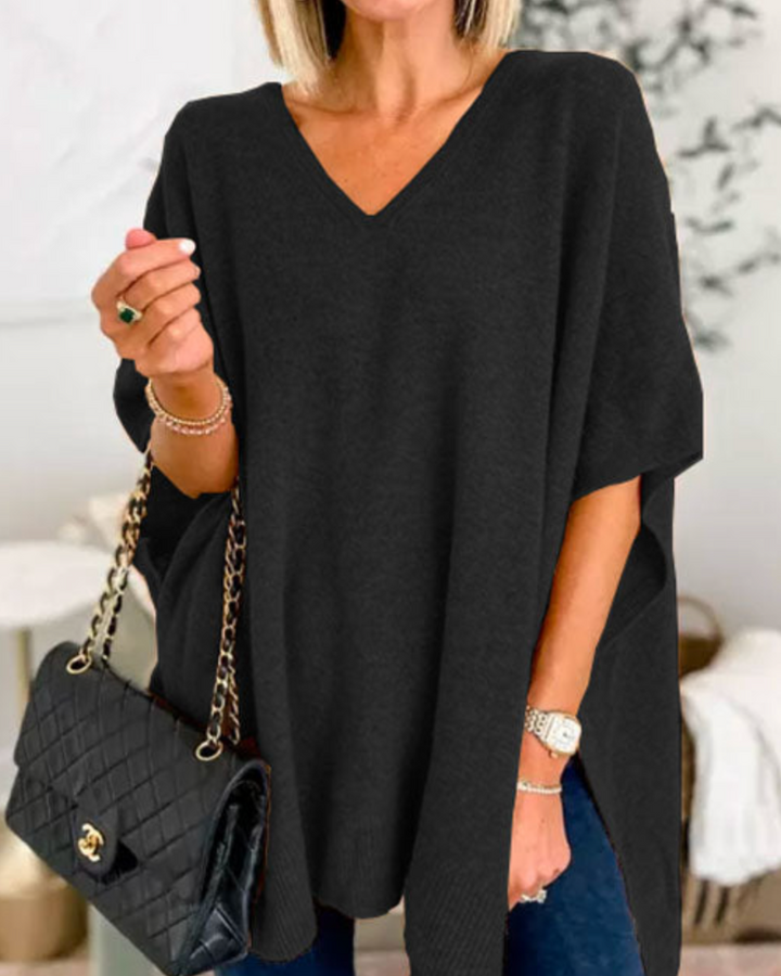 Cloe | Poncho Pull Oversize