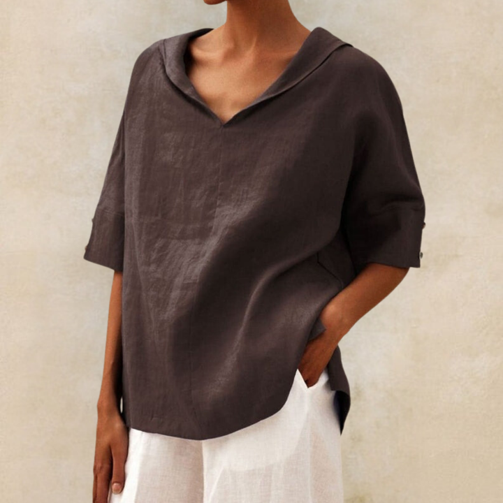 Lhinee™ - Blusa Casual Oversize