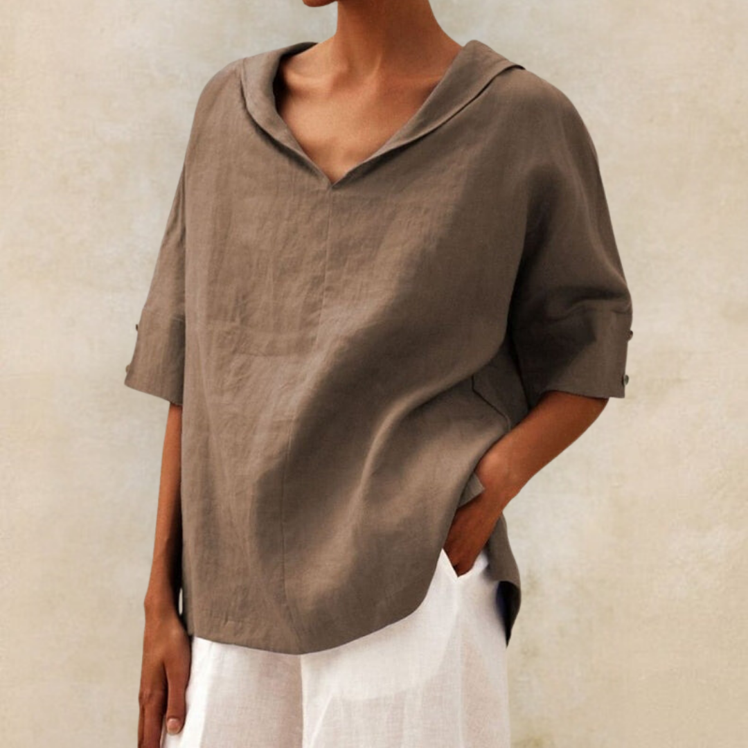 Lhinee™ - Blusa Casual Oversize