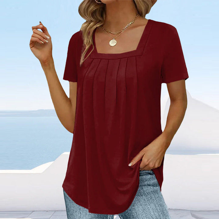 Mindy™ - Blusa Elegante Pieghettata