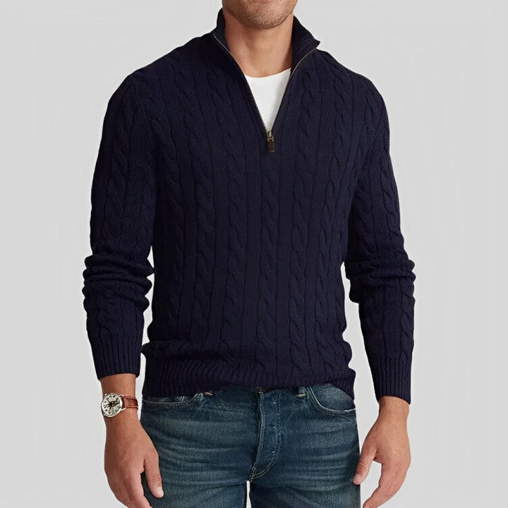 Maglione da uomo con scollo rotondo