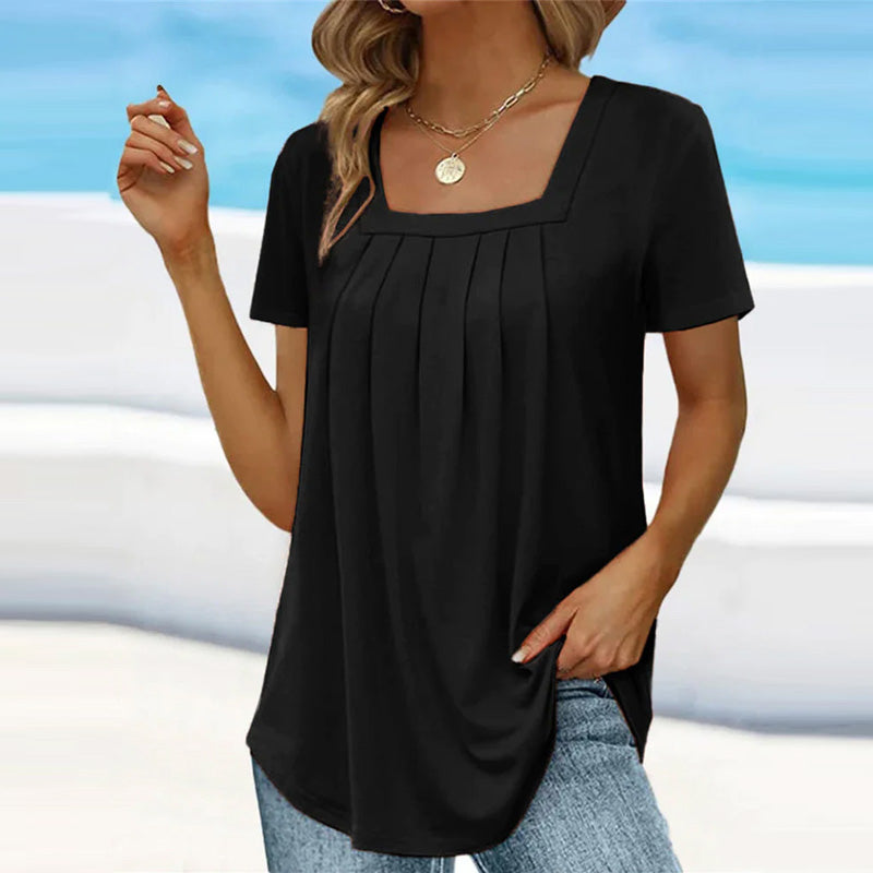 Mindy™ - Blusa Elegante Pieghettata