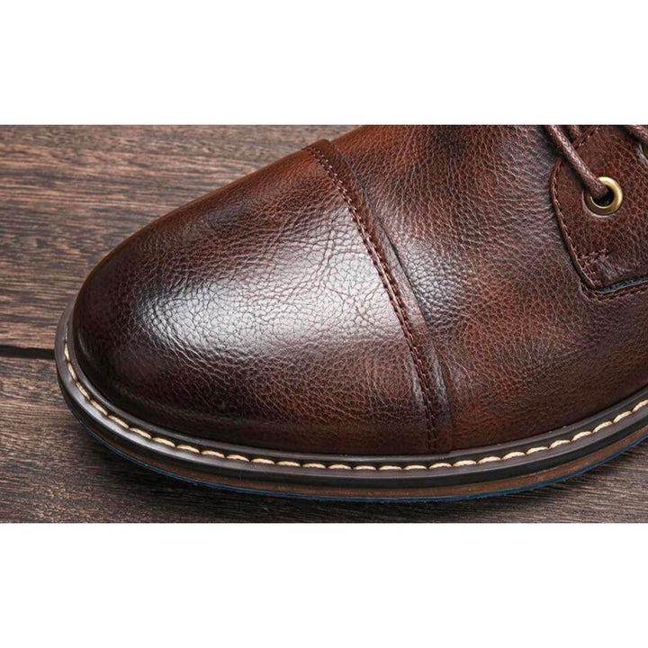 Angelo | Stivali Oxford in Pelle Premium Fatti a Mano