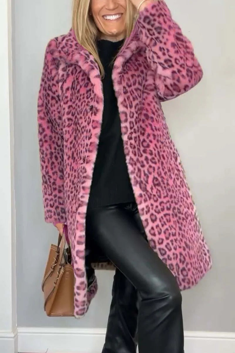 Sharmaine™ - Cappotto Stampa Leopardo