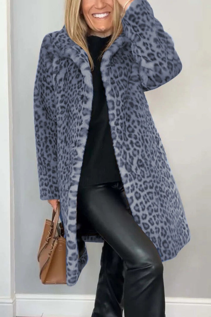 Sharmaine™ - Cappotto Stampa Leopardo