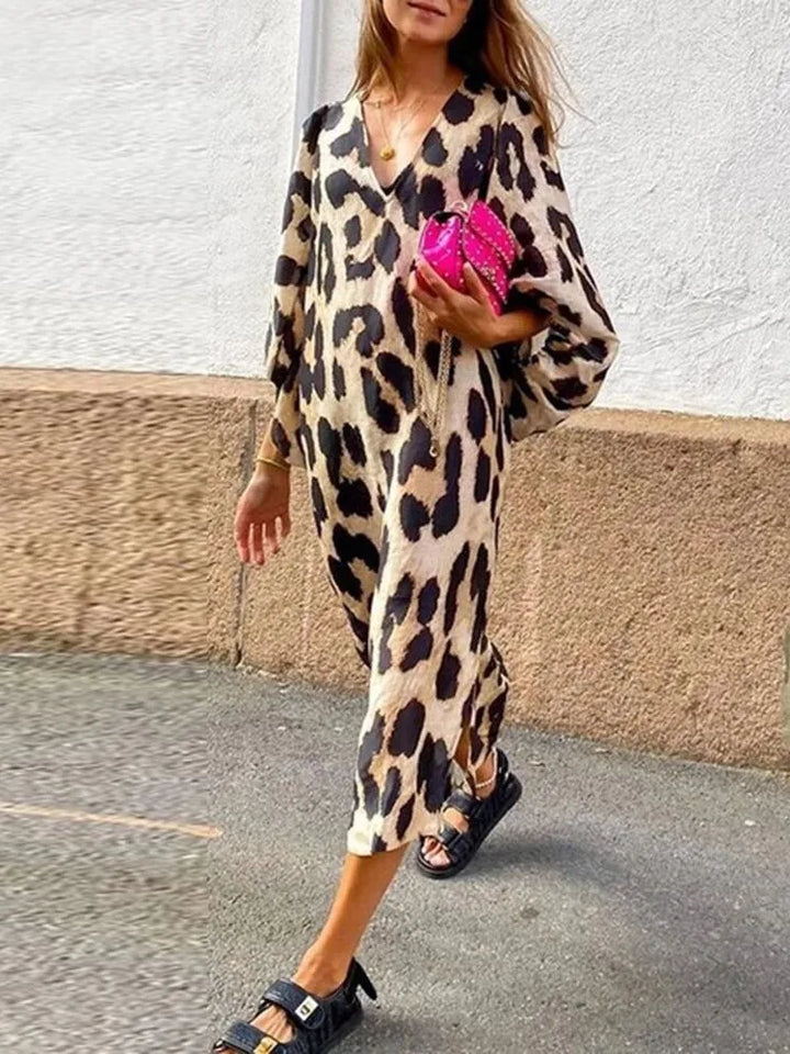 Giuseppina | Vestito a Stampa Leopardo