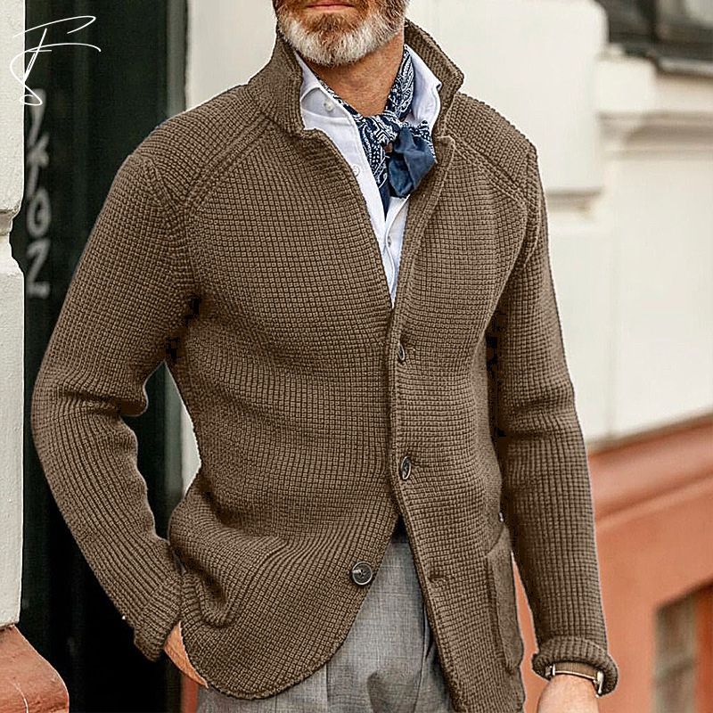 Sergio™ - Cardigan Tessuto in Cotone