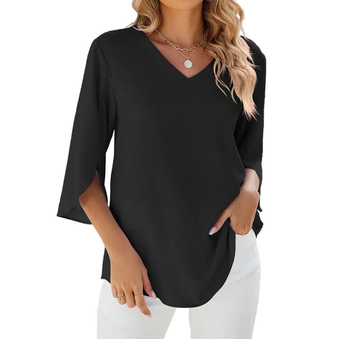 CARA - Blusa con scollo a V