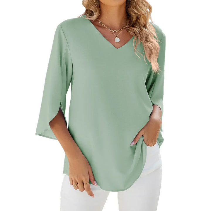 CARA - Blusa con scollo a V