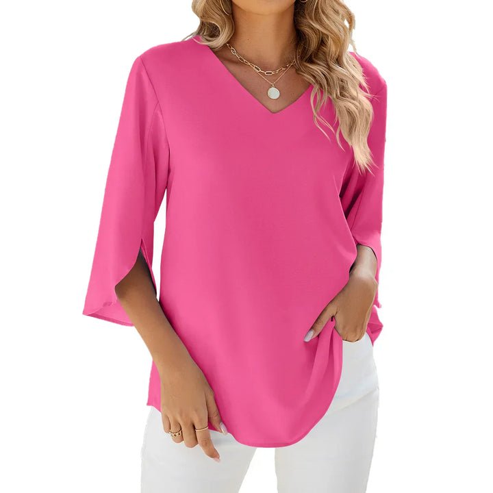 CARA - Blusa con scollo a V