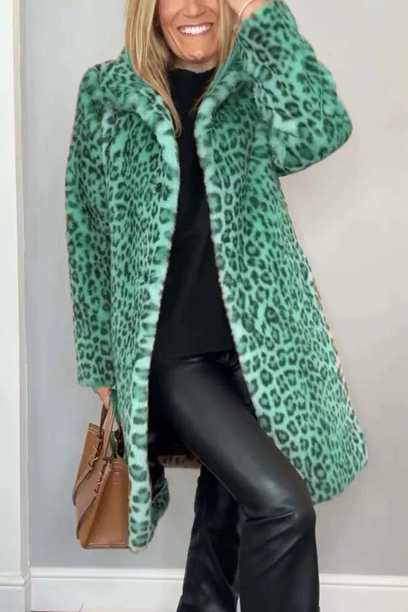 Sharmaine™ - Cappotto Stampa Leopardo